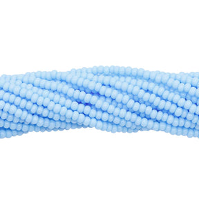 10SB161R: CZ Seed Bead Op Pale Turquoise Blue 10/0-1HK