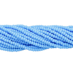 10SB162: CZ Seed Bead Opaque LT Turquoise Blue 10/0 5HK