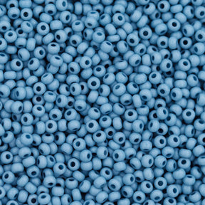 10SB163-TVL: CZ Seed Bead Opaque Ocean Mist 10/0 - 200 Grams