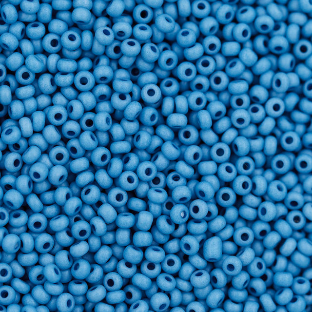 10SB165-TVLR: CZ Seed Bead Opaque Seafoam 10/0 - 25 Grams