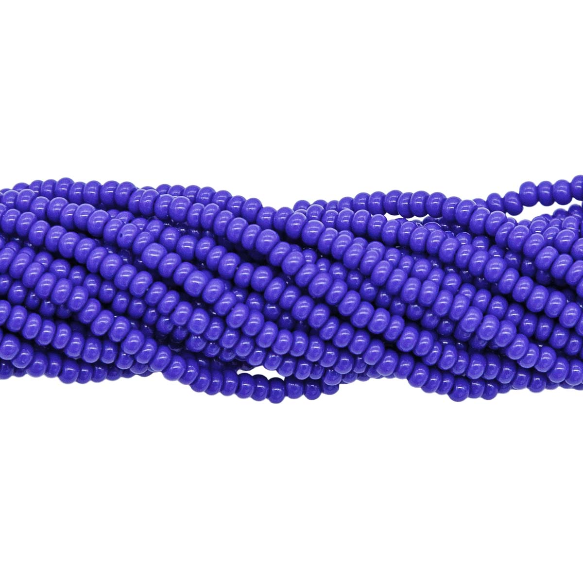 10SB174: CZ Seed Bead Opaque Dark Blue 10/0 5HK