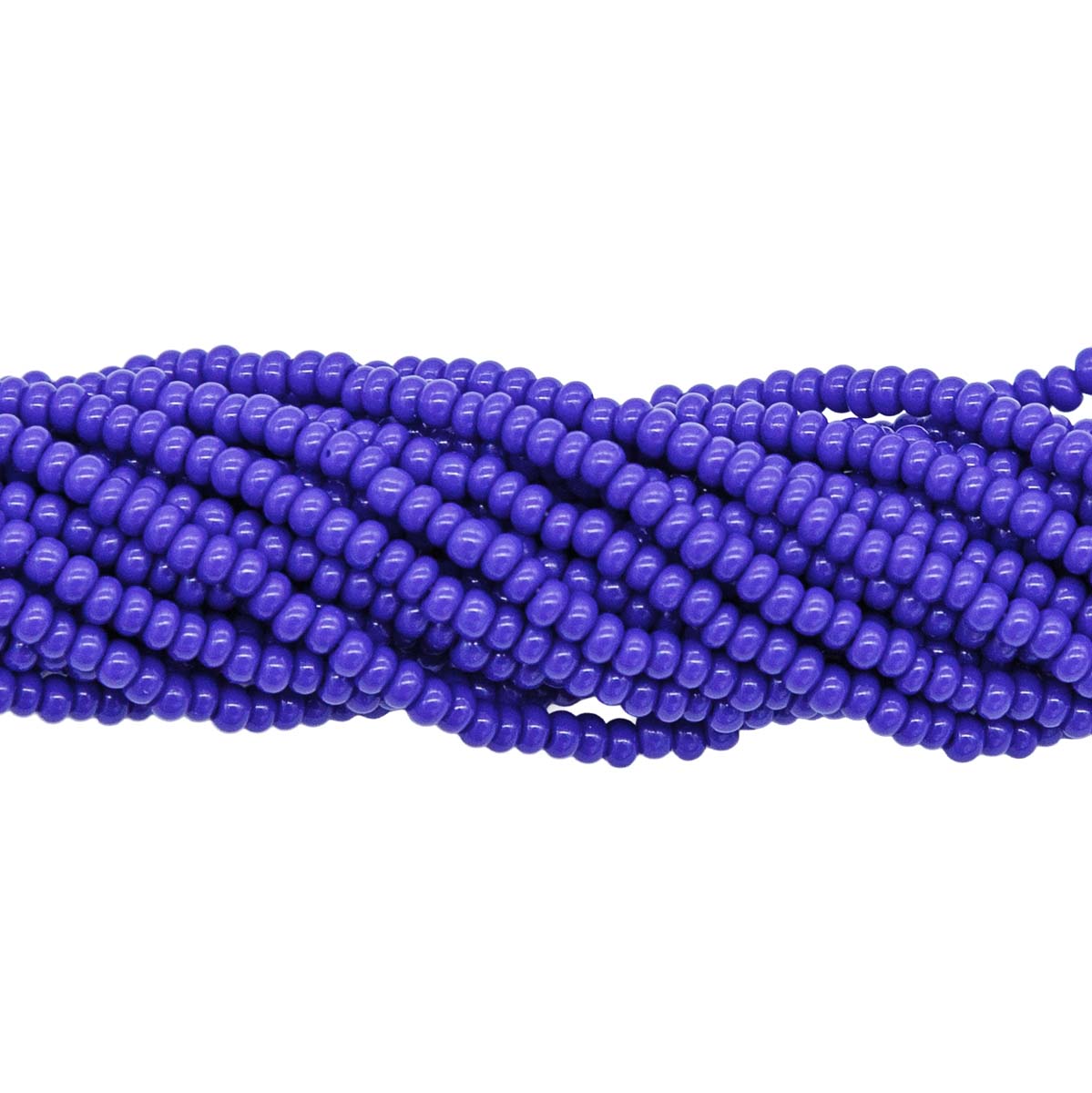 10SB174R: CZ Seed Bead Opaque Dark Blue 10/0-1HK