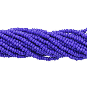 10SB174R: CZ Seed Bead Opaque Dark Blue 10/0-1HK