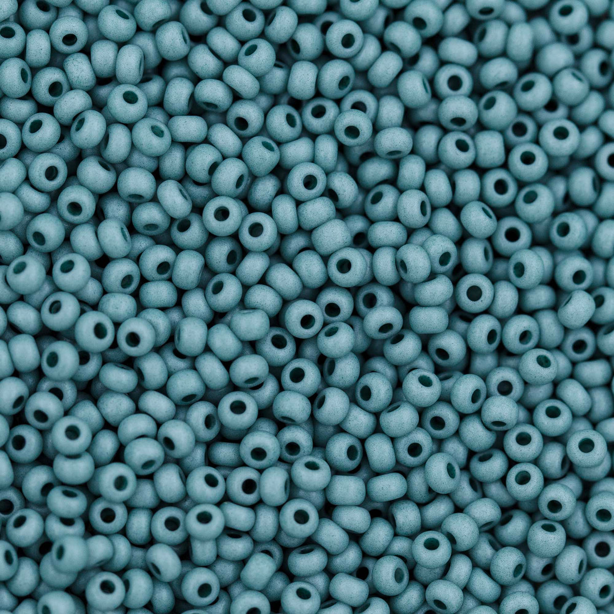 10SB185-TVLR: CZ Seed Bead Opaque Soft Thyme 10/0 - 25 Grams