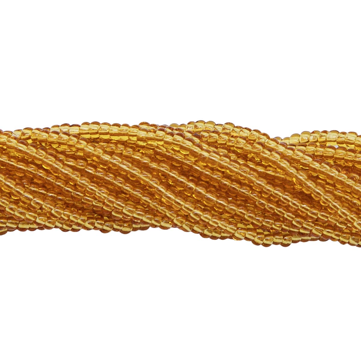 10SB254: CZ Seed Bead TR Topaz 10/0 5HK