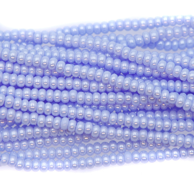 10SB360R: CZ Seed Bead Sfinx Opaque Blue 10/0 -1HK