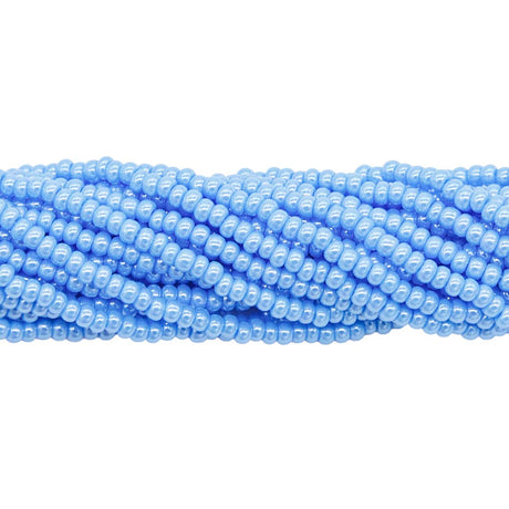10SB362R: CZ Seed Bead Sfinx LT Turquoise 10/0-1HK