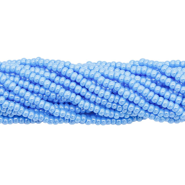 10SB362R: CZ Seed Bead Sfinx LT Turquoise 10/0-1HK