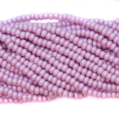 10SB696-A: CZ Seed Bead Silk Dark Pink/violet 10/0