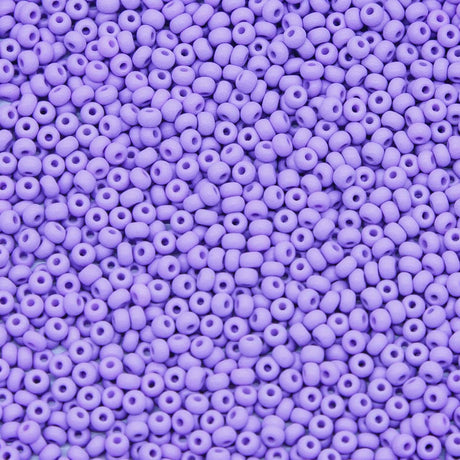 10SB997-PLM: CZ Seed Bead Permalux Lavender Matte 10/0 200GM
