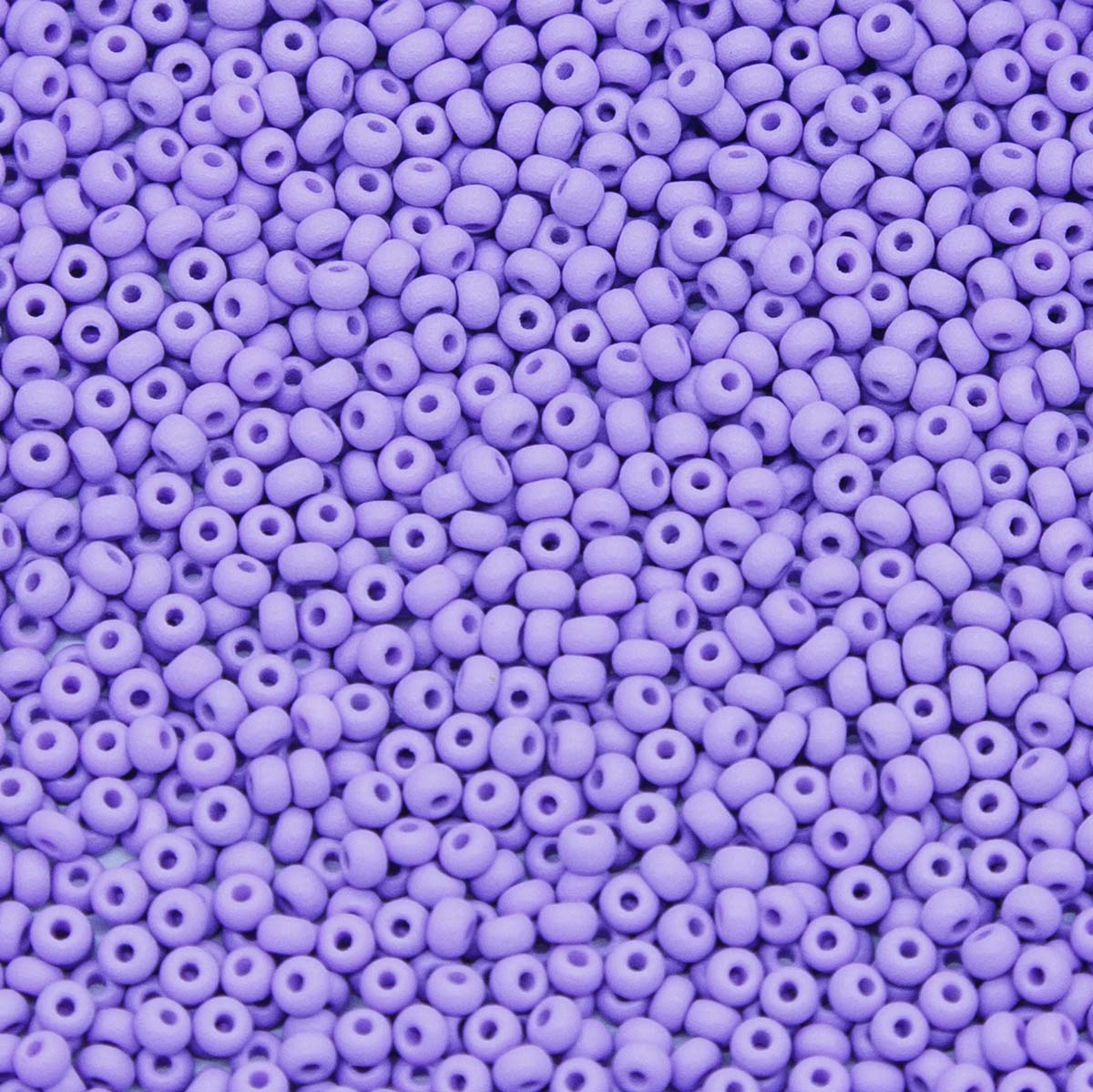 10SB997-PLMR: CZ Seed Bead Permalux Lavender Matte 10/0 - 25GM