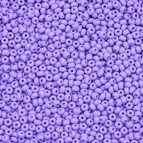 10SB997-PLMR: CZ Seed Bead Permalux Lavender Matte 10/0 - 25GM