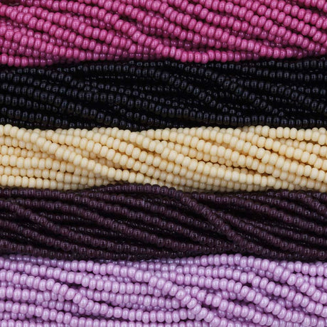 10SB999-MX01: Preciosa Czech Seed Bead Bundle Witches Kiss 10/0
