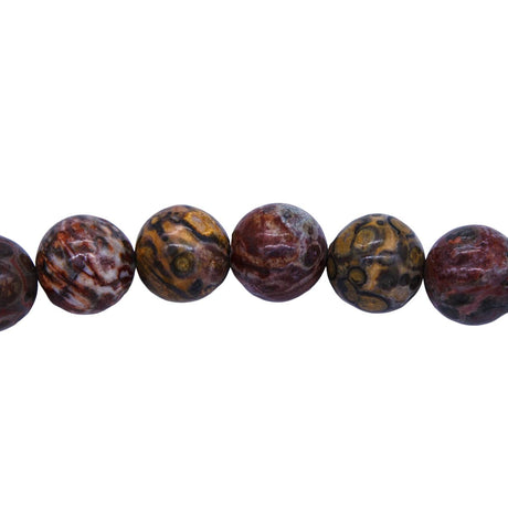 10ST408: Leopard Skin Jasper Round 10mm