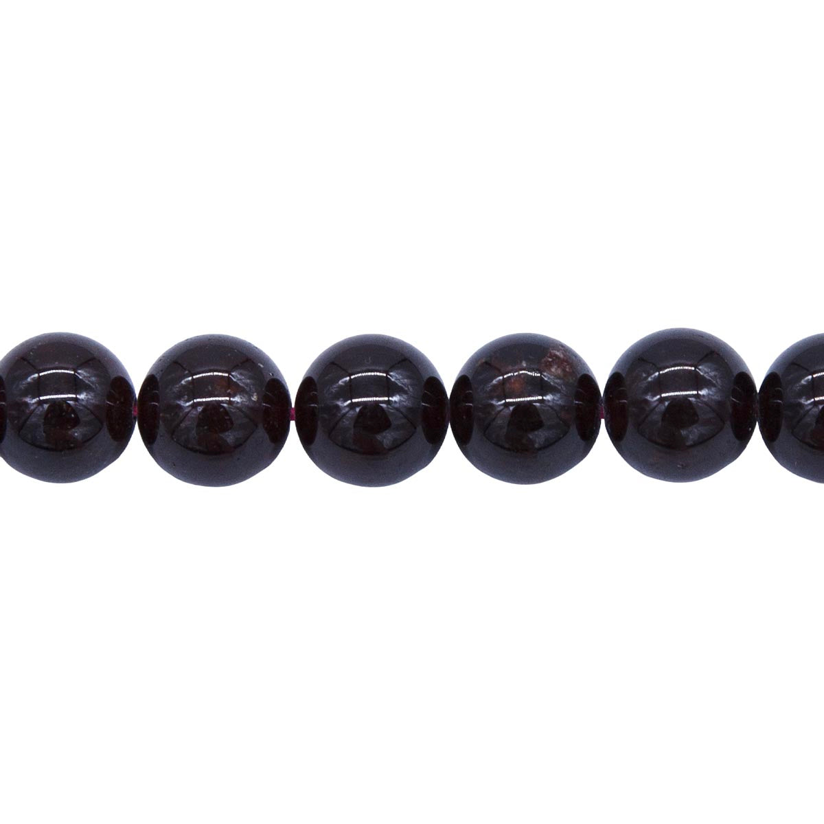 10ST418: Garnet Round 10mm A