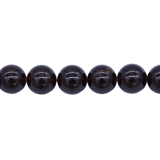10ST418: Garnet Round 10mm A