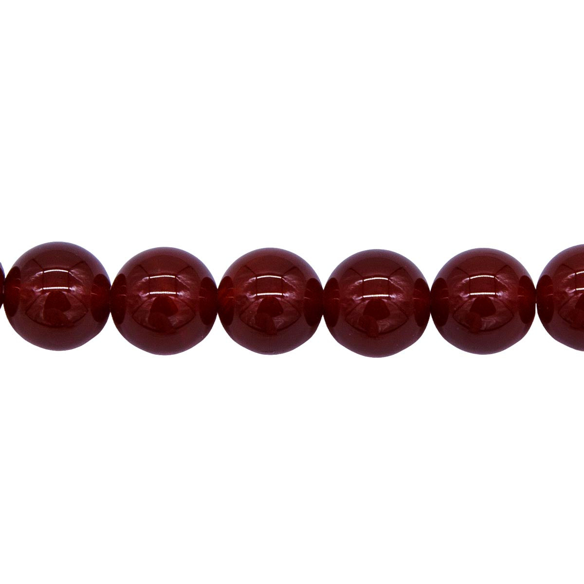 10ST428: Carnelian Agate Round 10mm