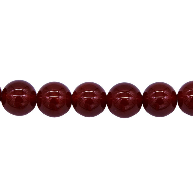 10ST428: Carnelian Agate Round 10mm