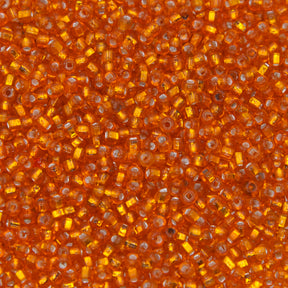 10SV100-10: Vintage Venetian Transparent S/L SQ-h Bright Orange 10/0 250 Grams