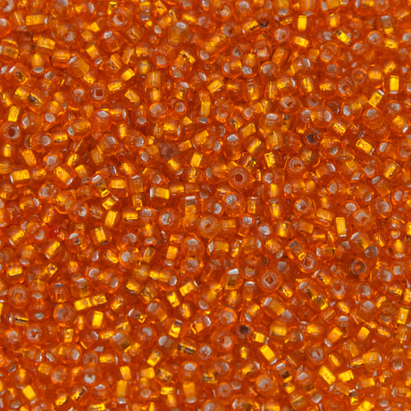 10SV100-10: Vintage Venetian Transparent S/L SQ-h Bright Orange 10/0 250 Grams