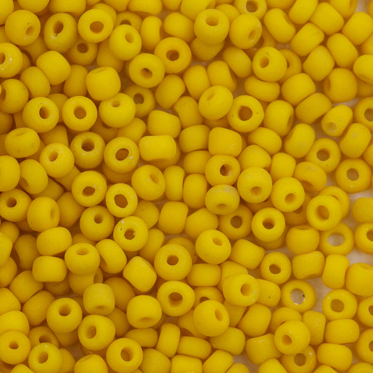 Antique Venetian 10/0 Seed Bead Frosted Opaque Dandelion #6 - 10 Grams