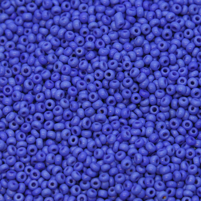 10SV173-7R: Vin Ven Seed Bead Op Blue #7 10/0- 50GM