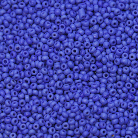 10SV173-7R: Vin Ven Seed Bead Op Blue #7 10/0- 50GM