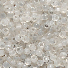10SV212-UR: Vintage Venetian Clear #1 Square Hole Frosted 9/0 150 Gram Bag