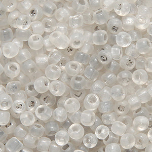 10SV212-UR: Vintage Venetian Clear #1 Square Hole Frosted 9/0 150 Gram Bag