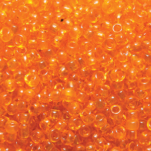 10SV232-5R: Vintage Venetian Transparent Orange #5 10/0 50 Gram Bag