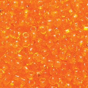 10SV232-6R: Vintage Venetian Transparent Orange #6 Square Hole 10/0 50 Gram Bag