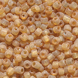 10SV253-18R: Vintage Venetian Gold #18 Square Hole Frosted 10/0 150 Gram Bag