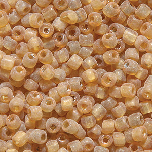 10SV253-18R: Vintage Venetian Gold #18 Square Hole Frosted 10/0 150 Gram Bag