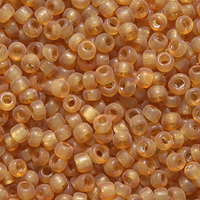 10SV253-22: Vintage Venetian Transparent Gold #22 Frosted 10/0 500 Grams