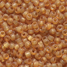 10SV253-22R: Vintage Venetian Transparent Gold #22 Frosted 10/0 50 Gram Bag