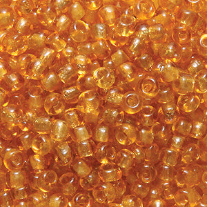 10SV253-2R: Vintage Venetian Transparent Gold #2 10/0 50 Gram Bag