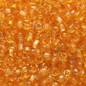 10SV254-4: Vintage Venetian Transparent Raw Sienna #4 SQ Hole 10/0 500 Grams