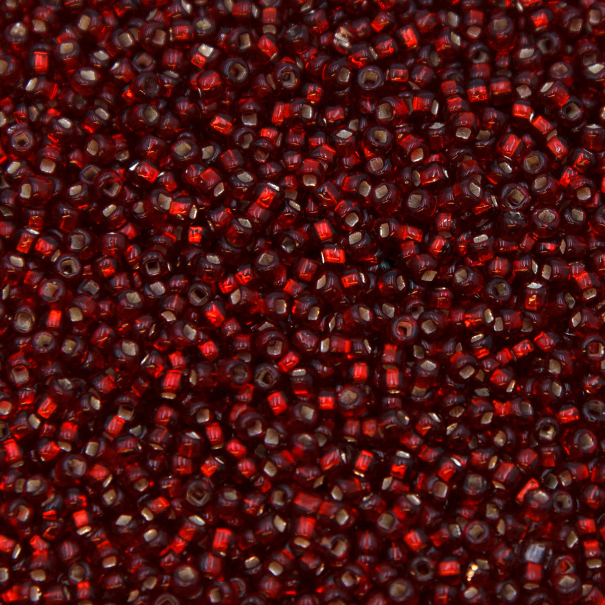 10SV446-QR: Vin Ven SB S/L Red #1 Square Hole 10/0 - 50GM