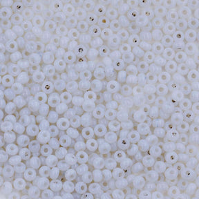 10SV8212-1: Antique Venetian 10/0 Seed Bead Opaline White #1 - 10 Grams