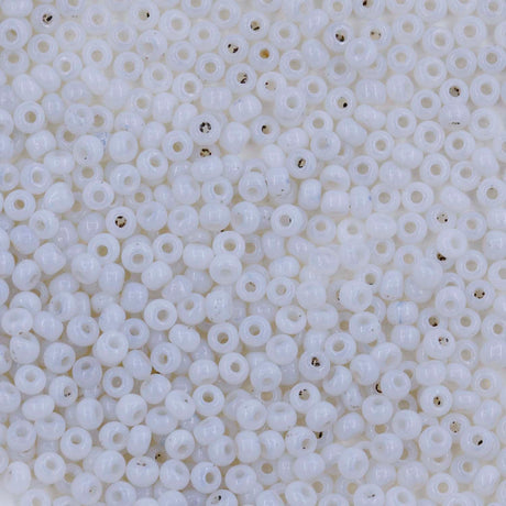 10SV8212-1: Antique Venetian 10/0 Seed Bead Opaline White #1 - 10 Grams