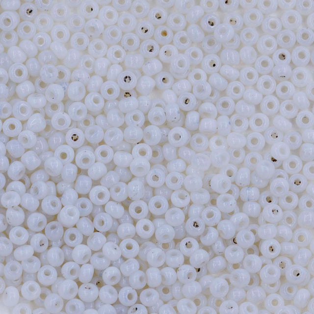 10SV8212-1: Antique Venetian 10/0 Seed Bead Opaline White #1 - 10 Grams