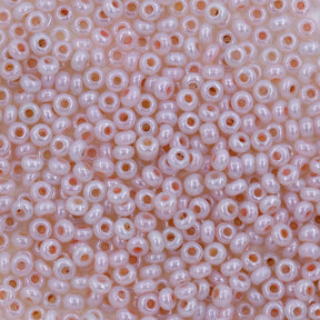 10SV8392-4: Antique Venetian 10/0 Seed Bead Opaline Luster Carnation Pink #4 - 10 Grams