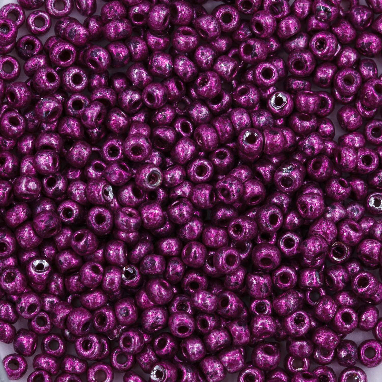 10SV895-1: Antique Venetian 10/0 Seed Bead Metallic Red Violet #1 - 10 Grams