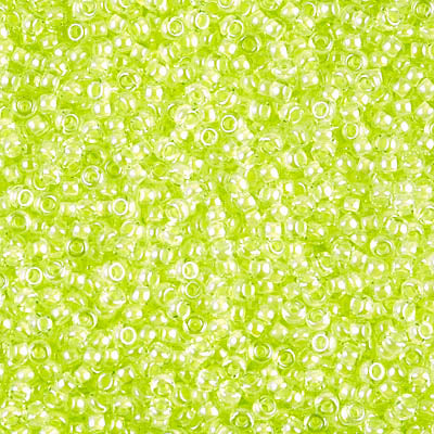 11SM1119: Miyuki Japanese Seed Bead 11/0 Luminous Neon Lined Limeaide - 250GM
