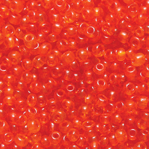 11EP235-1R: Vintage FRNCH Transparent Orange 11/0 50 Gram Bag