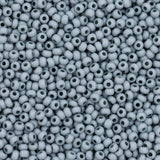 11SB106-TV: CZ Seed Bead Opaque Whispering Grey 11/0 - 6HK