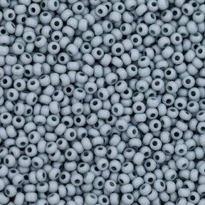 11SB106-TV: CZ Seed Bead Opaque Whispering Grey 11/0 - 6HK