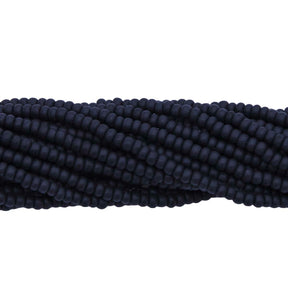 11SB109-MR: CZ Seed Bead Op Black Matte 11/0-1HK