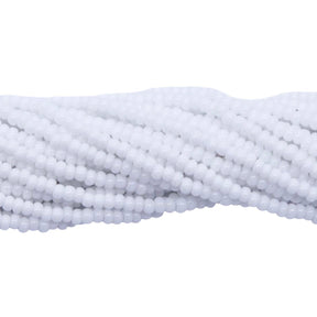 11SB112R: CZ Seed Bead Op White 11/0 - 1HK