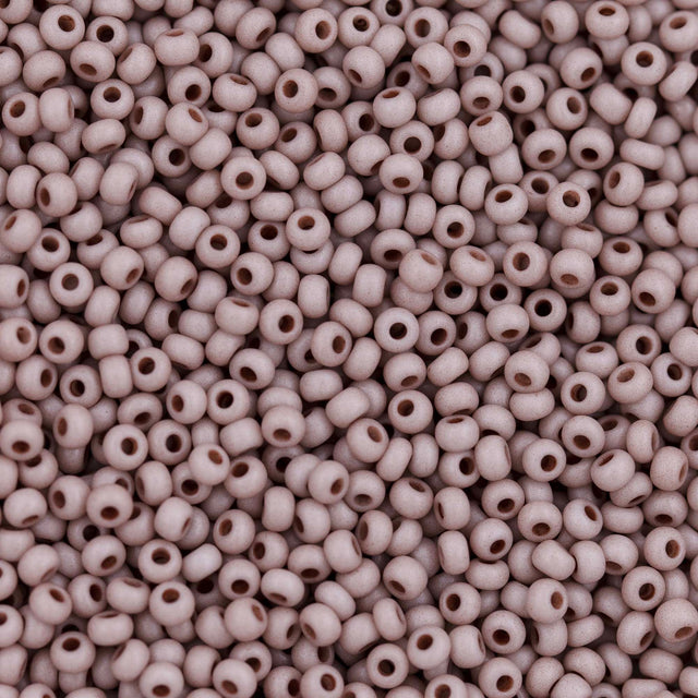 11SB153-TV: CZ Seed Bead Opaque Mocha 11/0 - 6HK